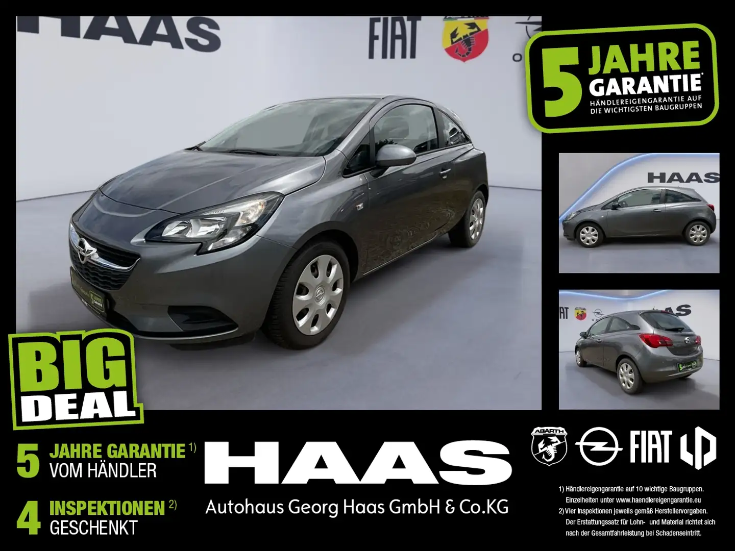 Opel Corsa E 1.2 Edition Sitz,-& Lenkradheizung Gri - 1