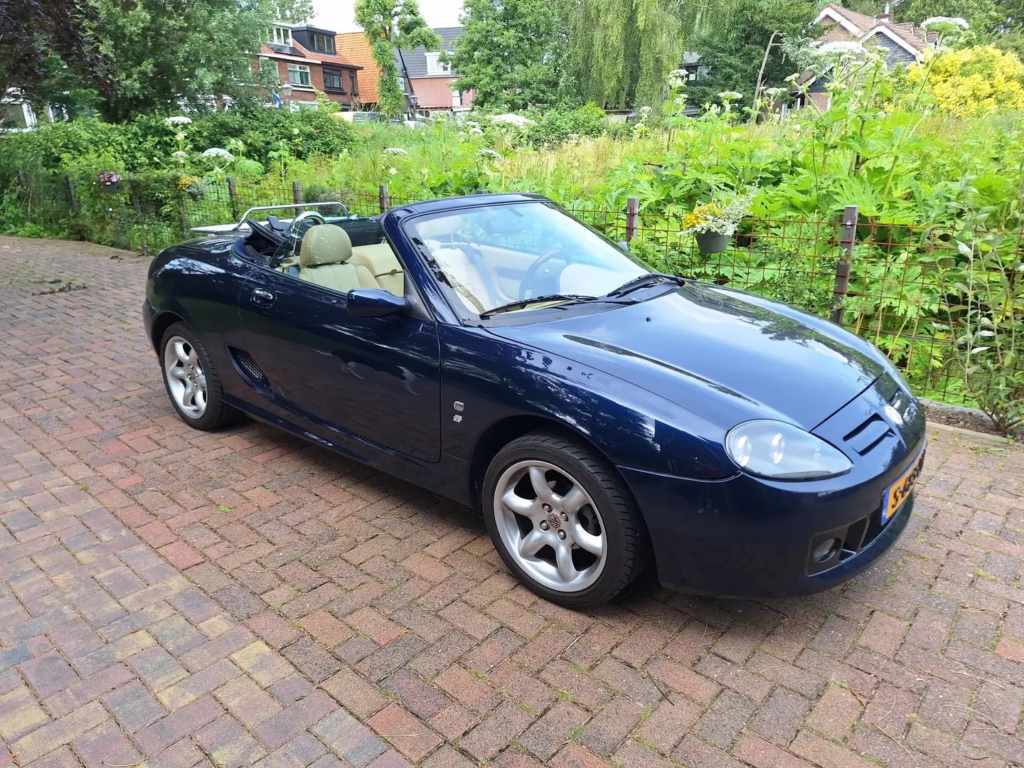 MG TF automaat, met hardtop leer alcantara rek Blu/Azzurro - 1
