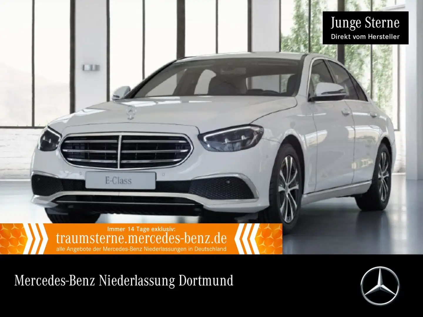 Mercedes-Benz E 300 d 4M EXCLUSIVE+AHK+LED+KAMERA+SITZKLIMA+9G Blanc - 1