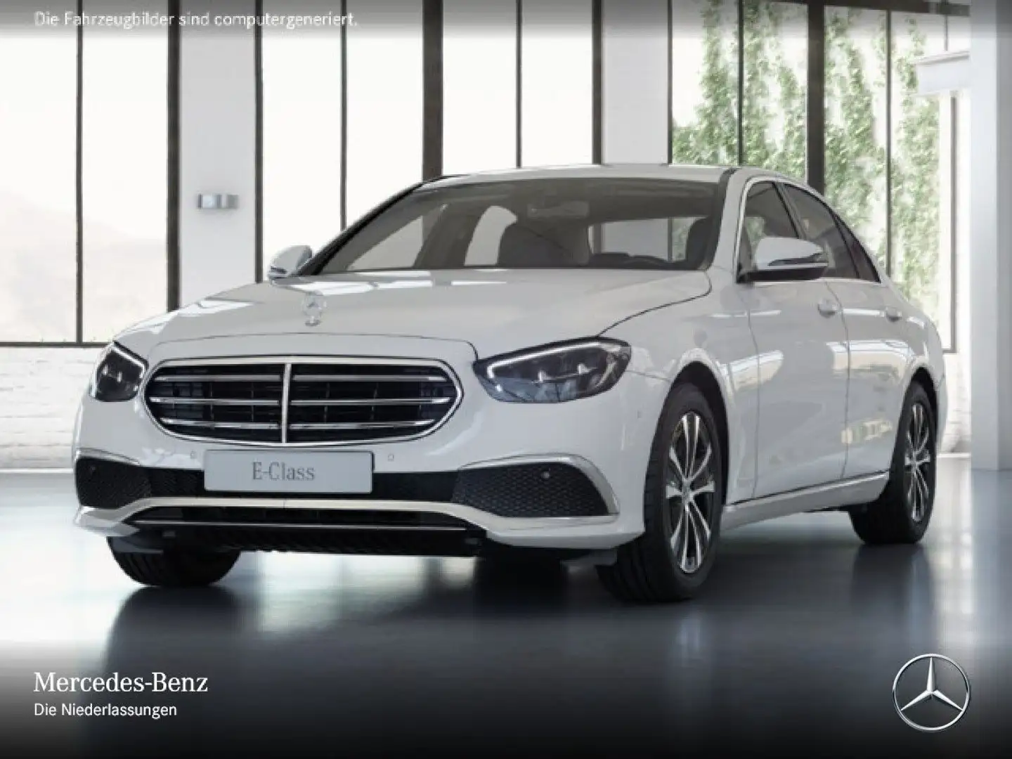 Mercedes-Benz E 300 d 4M EXCLUSIVE+AHK+LED+KAMERA+SITZKLIMA+9G Blanc - 2
