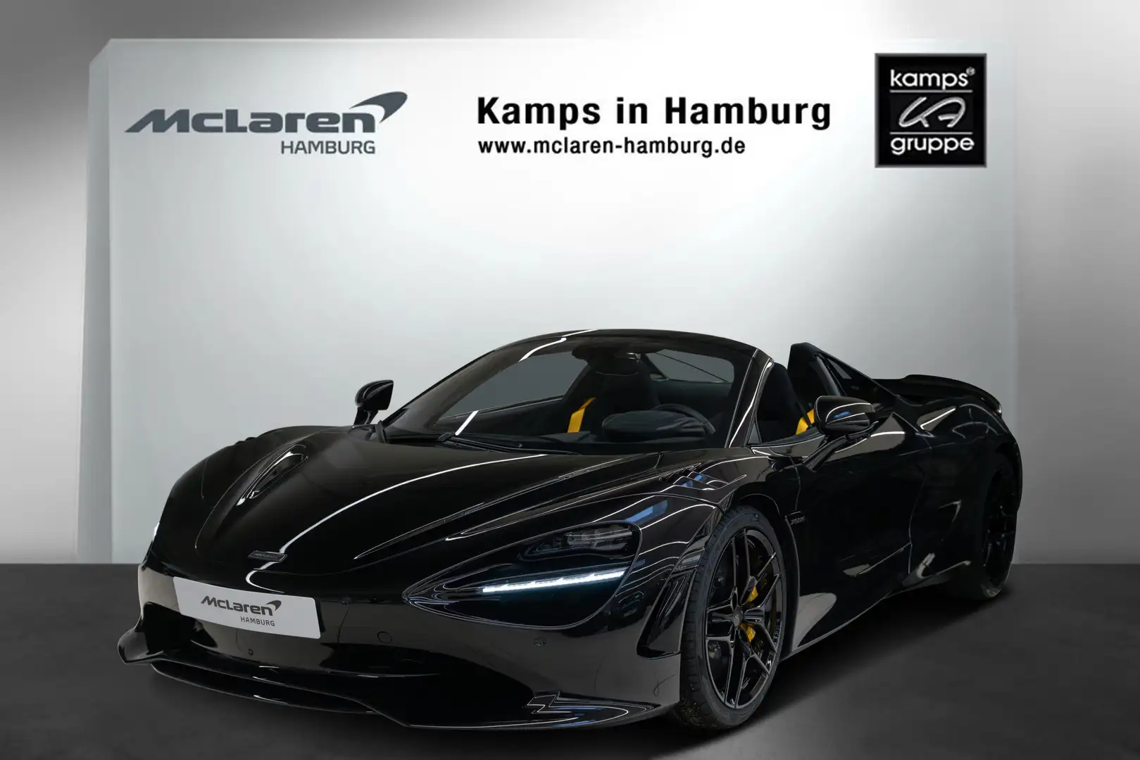 McLaren 750S Spider Onyx Black I B&W I 360° Schwarz - 1