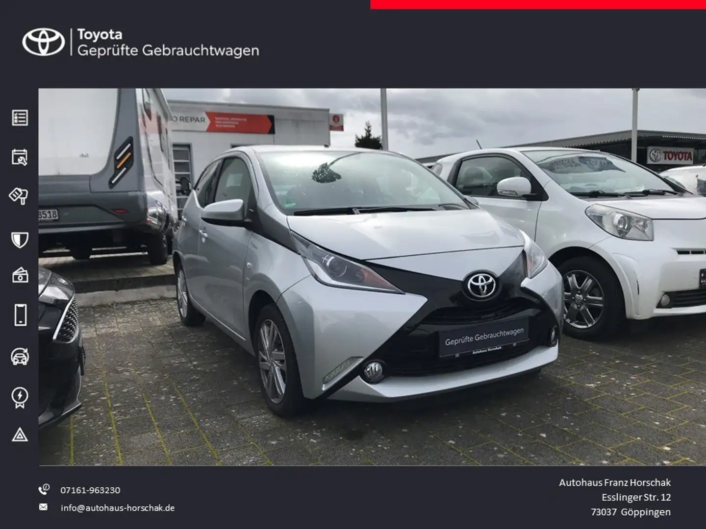 Toyota Aygo x-play touch Silber - 1