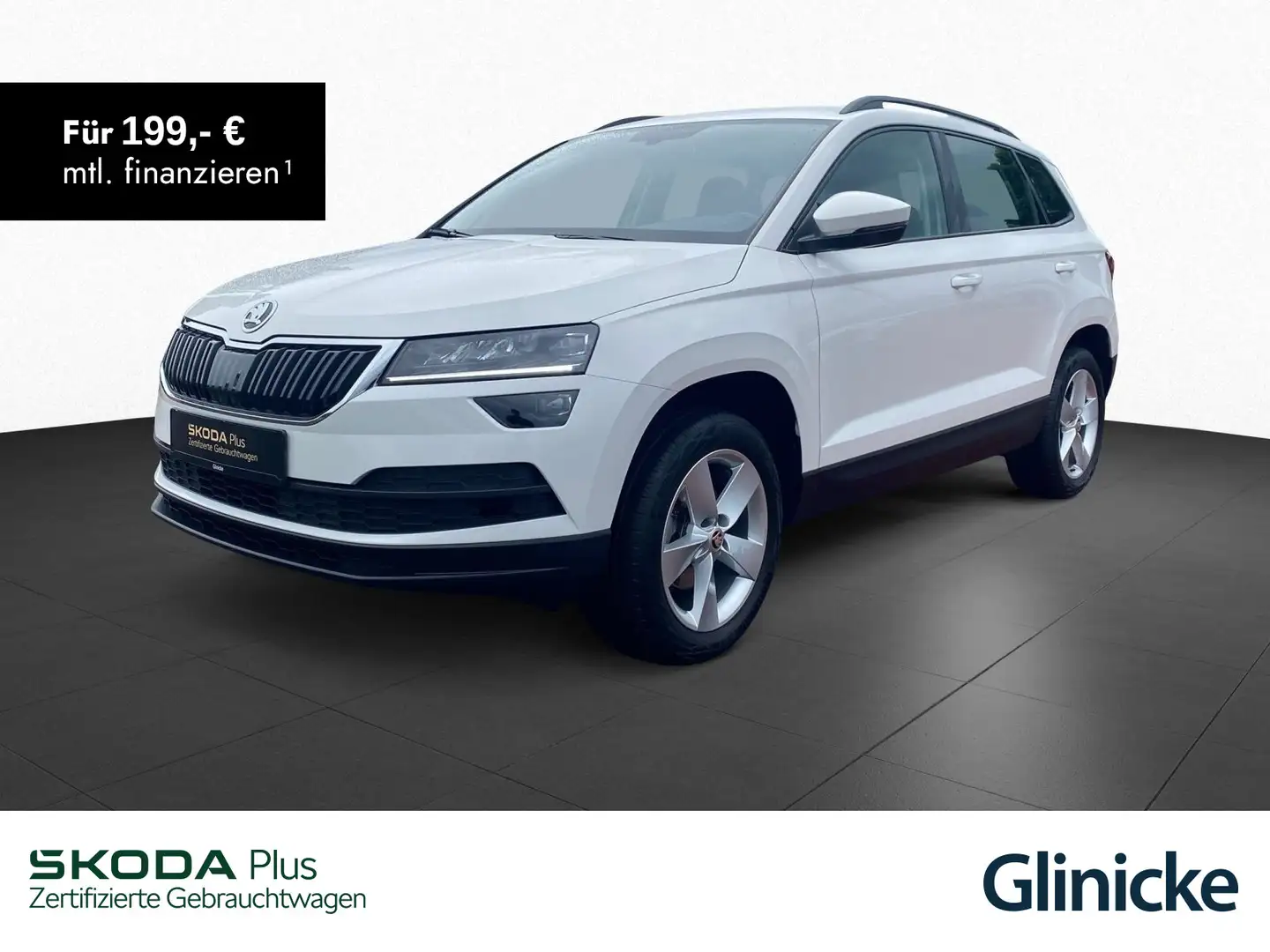 Skoda Karoq 1.0 TSI Ambition LED Klima Sitzheizung Weiß - 1