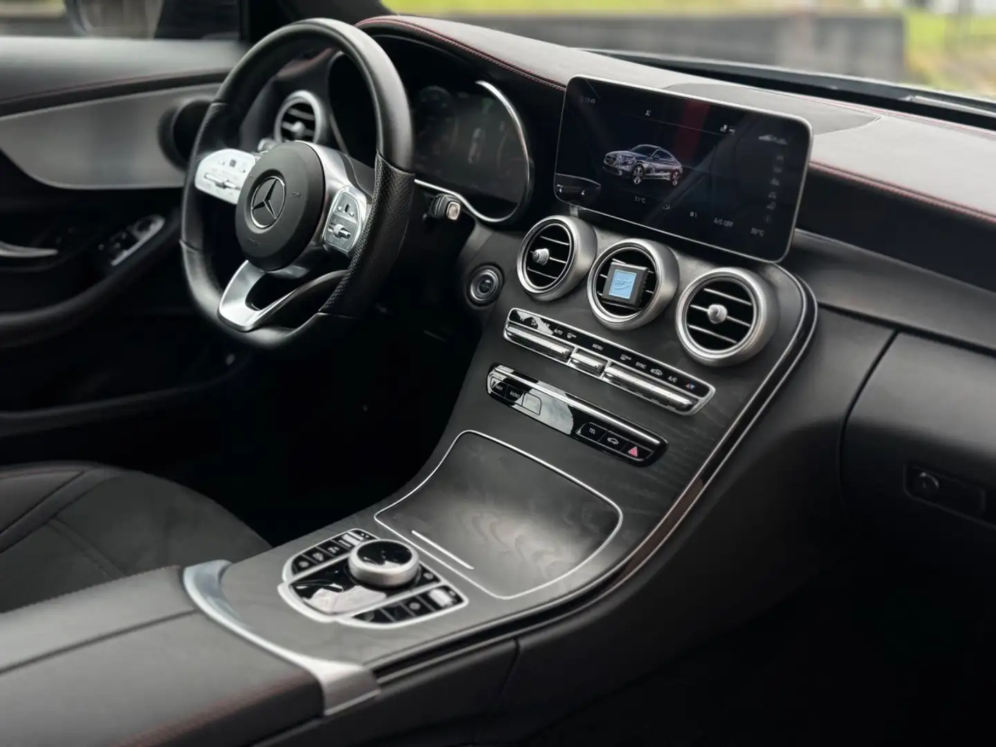 Mercedes-Benz C 300 Coupe AMG WIDESC. LED MAGNO 1.Hand Szürke - 2