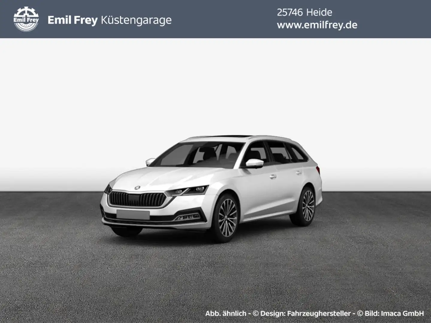 Skoda Octavia Combi Ambition 2.0 TDI DSG AHK NAVI ACC PD Weiß - 1