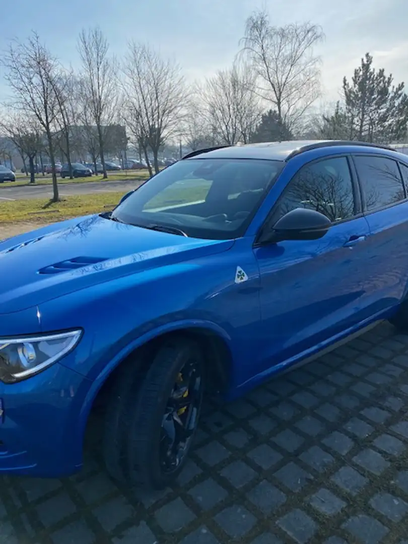 Alfa Romeo Stelvio Stelvio 2.9 V6 510ch Q4 AT8 Quadrifoglio Bleu - 1