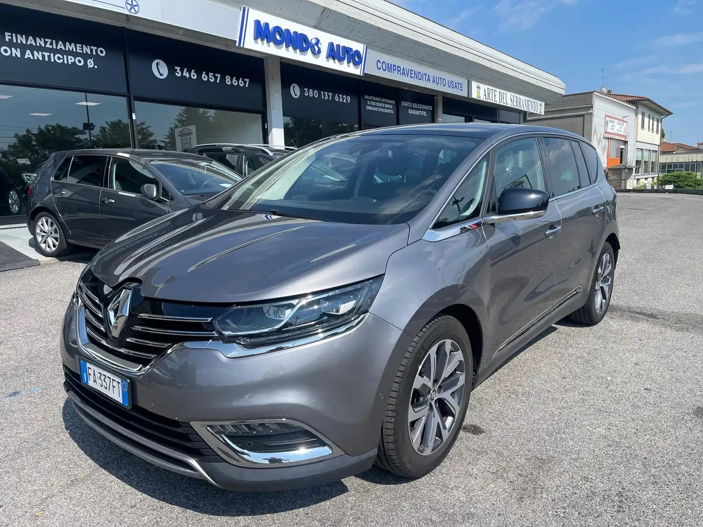 Renault Espace 1.6 dci energy Intens 160cv edc 7 POSTI Grigio - 1