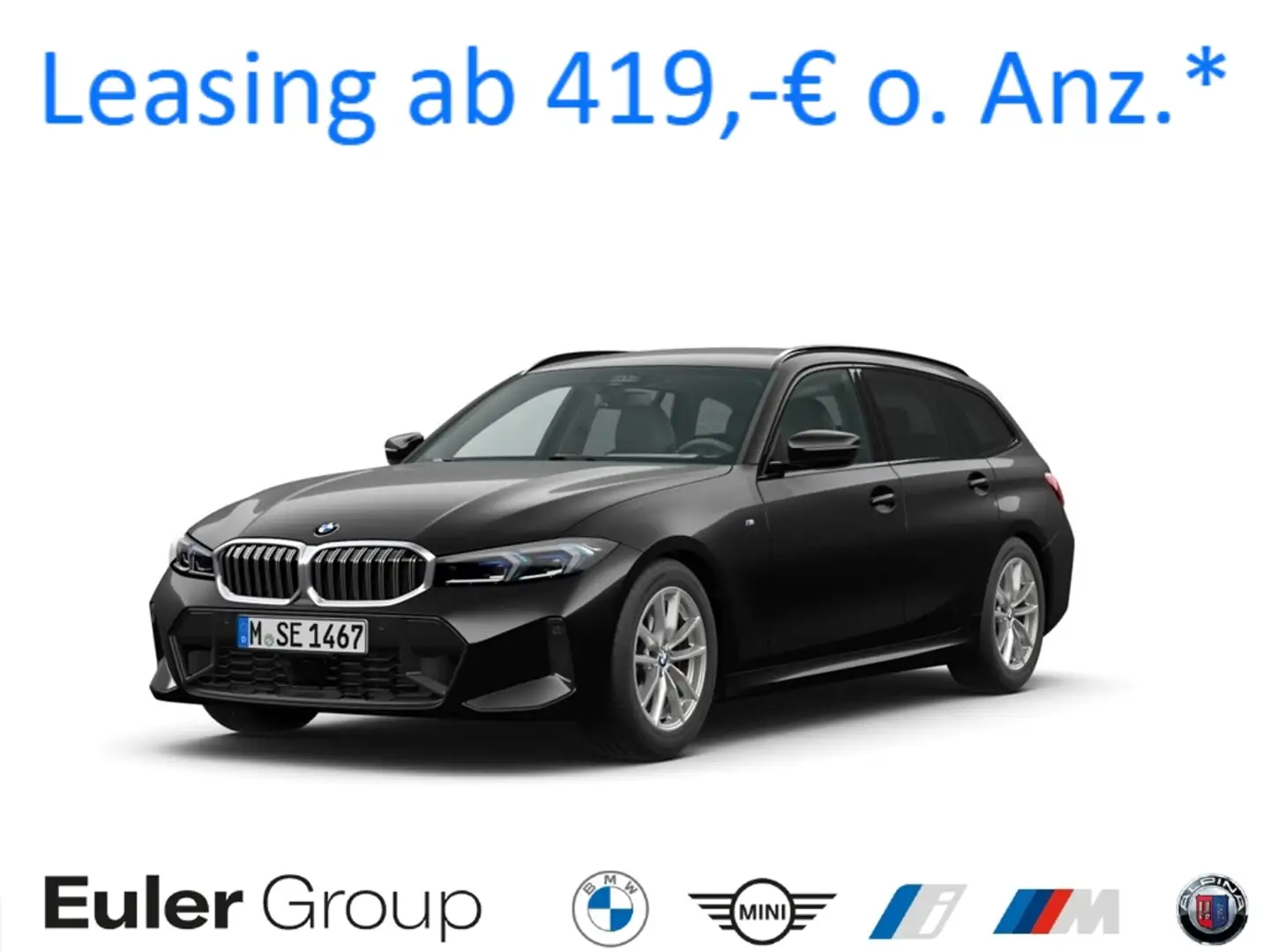 BMW 320 d xDrive Touring M Sport ACC HiFi LCProf Memory In Schwarz - 1