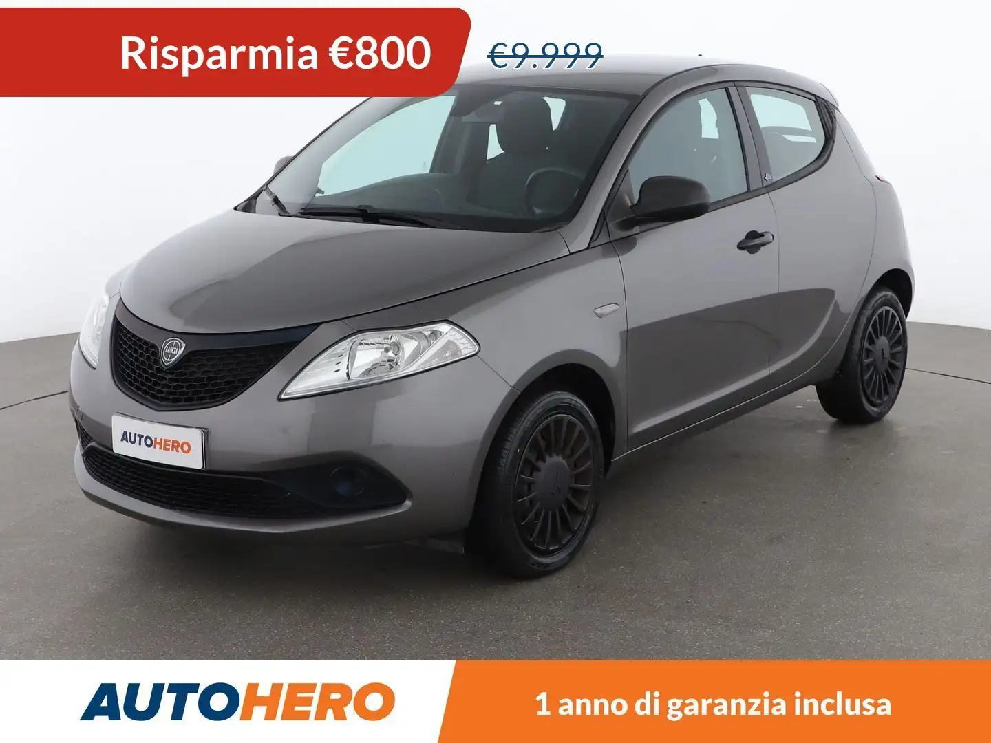 Lancia Ypsilon 1.2 Elefantino Blu 69 CV Grigio - 1