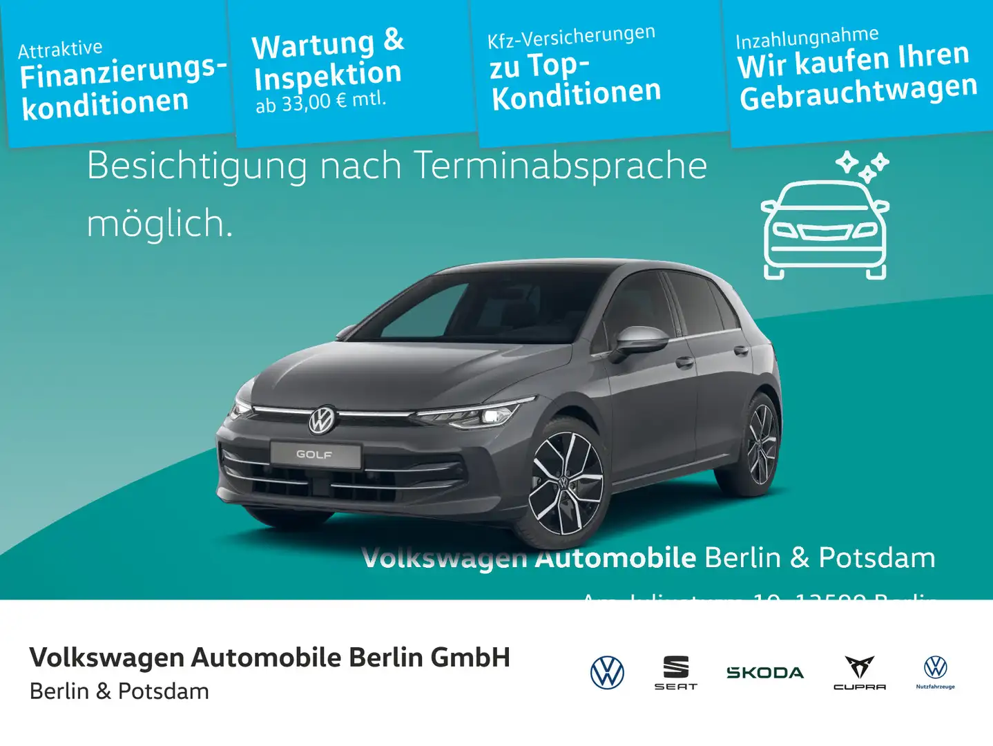 Volkswagen Golf VIII Style "50 Jahre" 1.5 eTSI DSG LED Navi Grau - 1