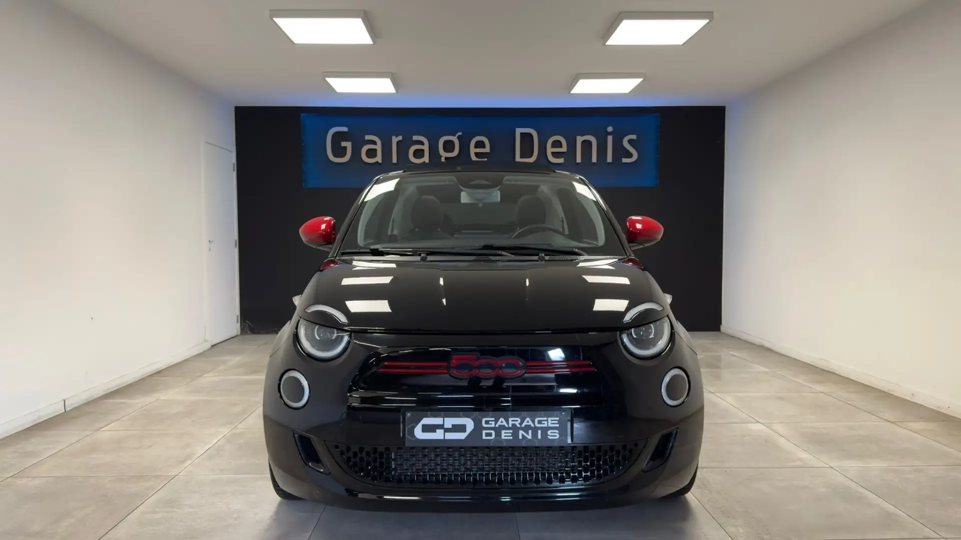 Fiat 500C e-500 42 kWh Red**GPS**LED**GARANTIE 12 MOIS* Noir - 2