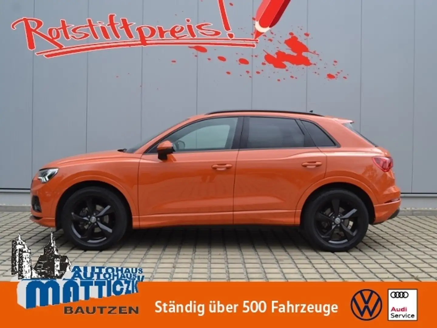 Audi Q3 35 TFSI S-tronic Advanced OPTIK-SW/AHK/LED/18-ZOL Orange - 1