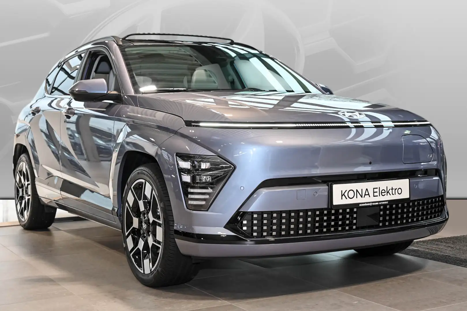 Hyundai KONA Elektro 65,4 kWh Prime FRÜHLINGSAKTION Синій - 2