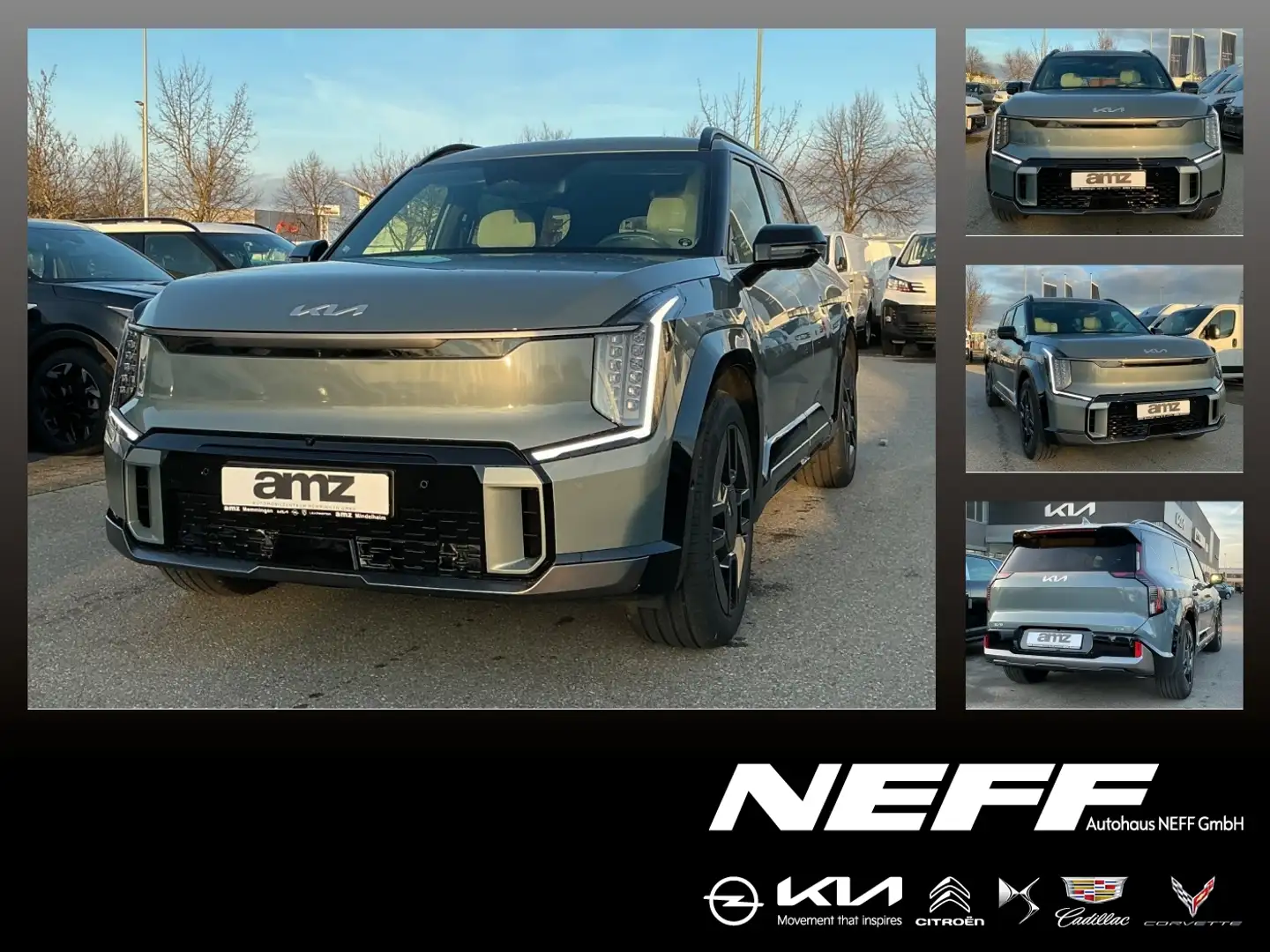 Kia EV9 99,8-kWh AWD GTLine HeadupDisplay*AHKSchwenkbar Grau - 1