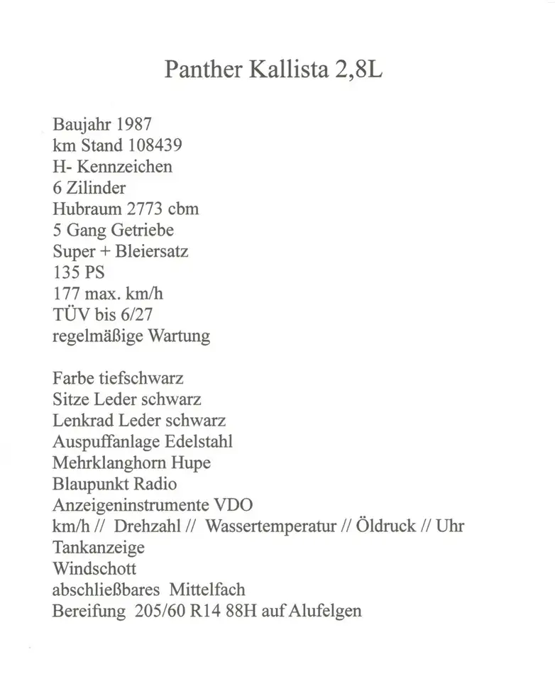 Panther Westwinds Kallista 2,8, foto 5