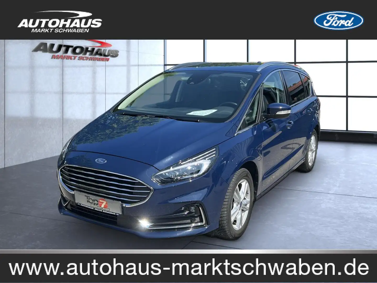 Ford S-Max Hybrid Titanium Bluetooth Navi LED Klima Bleu - 1