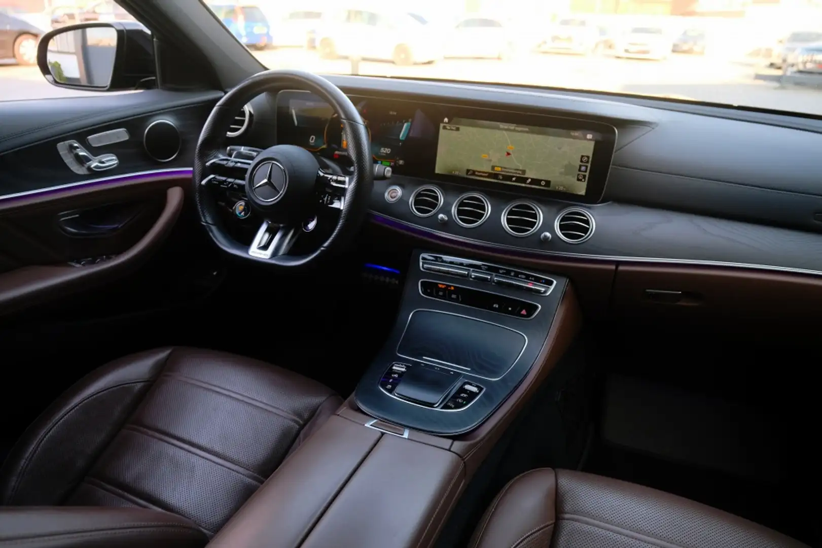 Mercedes-Benz E 53 AMG Estate 4MATIC Sfeerverlichting, leder, 360Camera Zwart - 2
