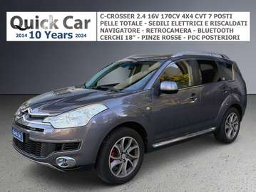 2.4 16v 170CV CVT 4X4 EXCLUSIVE 7 POSTI,PELLE TOTALE,SEDILI ELETTRICI,NAVIGATORE,RETROCAMERA,CERCHI 18",XENON,UNICA !