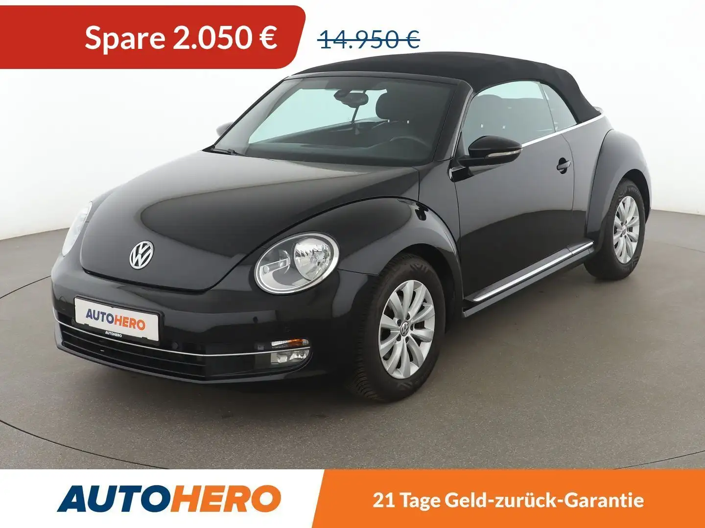 Volkswagen Beetle 1.2 TSI Design BMT*TEMPO*PDC*SHZ*KLIMA* Schwarz - 1