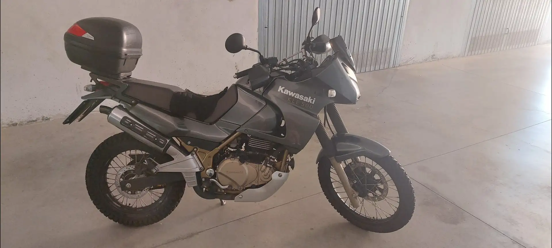 Kawasaki KLE 500 Groen - 2