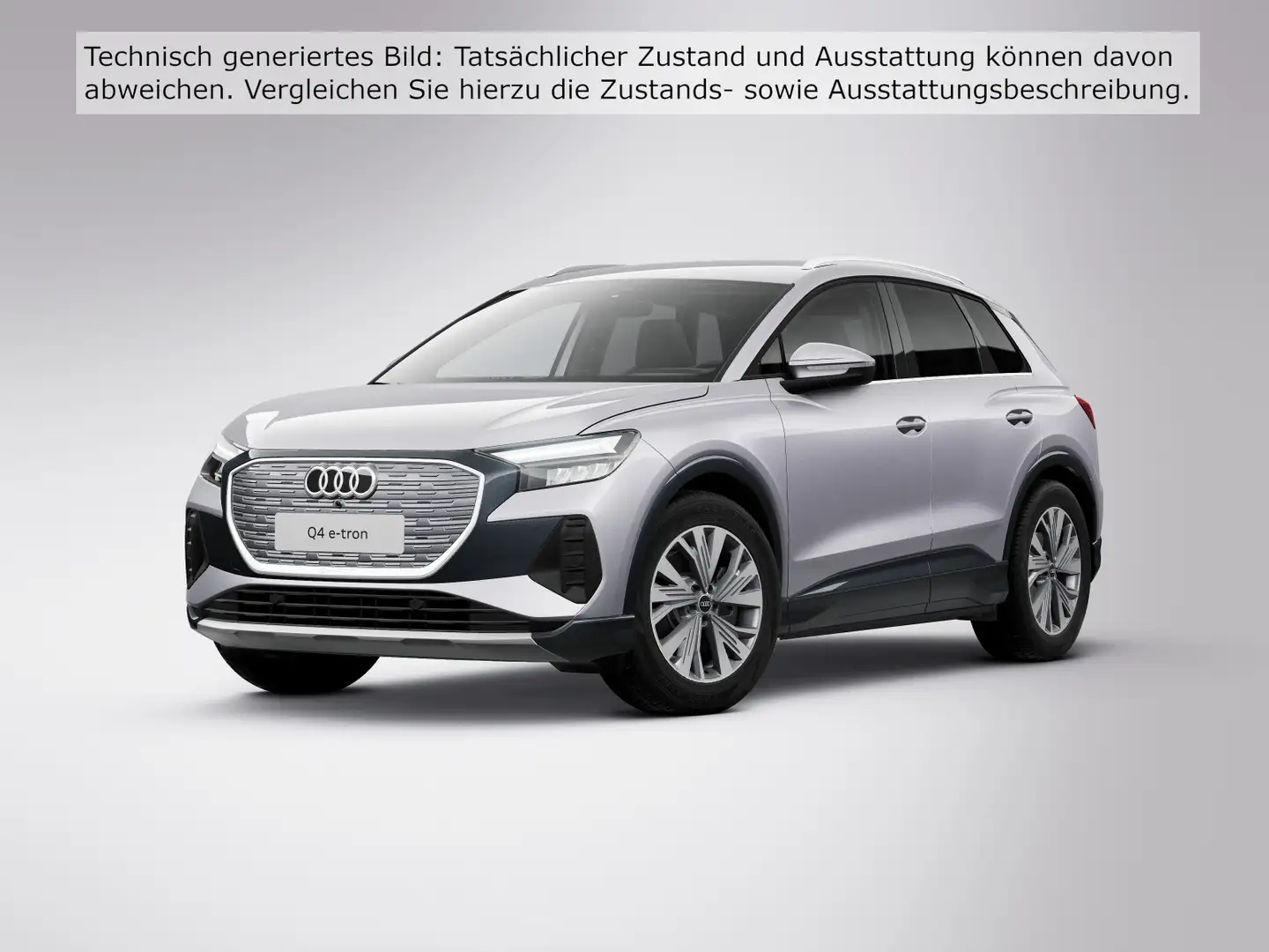 Audi Q4 e-tron 45 210 kW Silber - 2