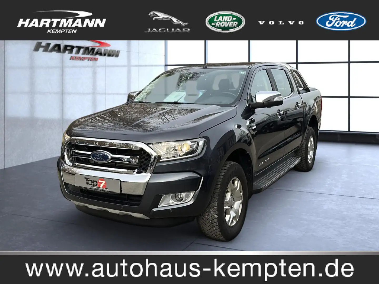 Ford Ranger Limited Doppelkabine 4x4 Bluetooth Navi Gris - 1