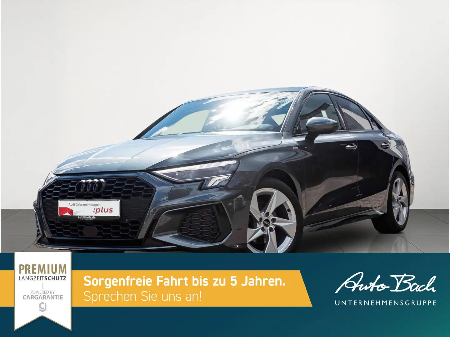 Audi A3 S line 35TFSI Stronic Navi LED GRA Grijs - 2