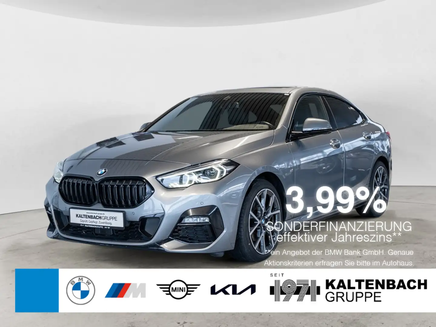 BMW 218 i Gran Coupe M-Sport PANO LED ACC NAVI H/K Grijs - 1