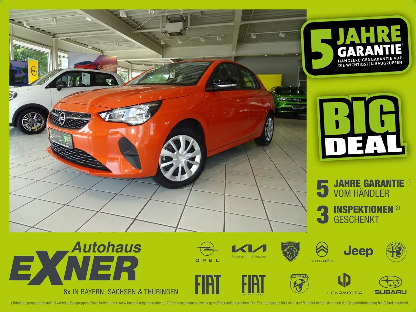 Opel Corsa-e EDITION KlimaA+AUT+SpurH+Virtual Orange - 1