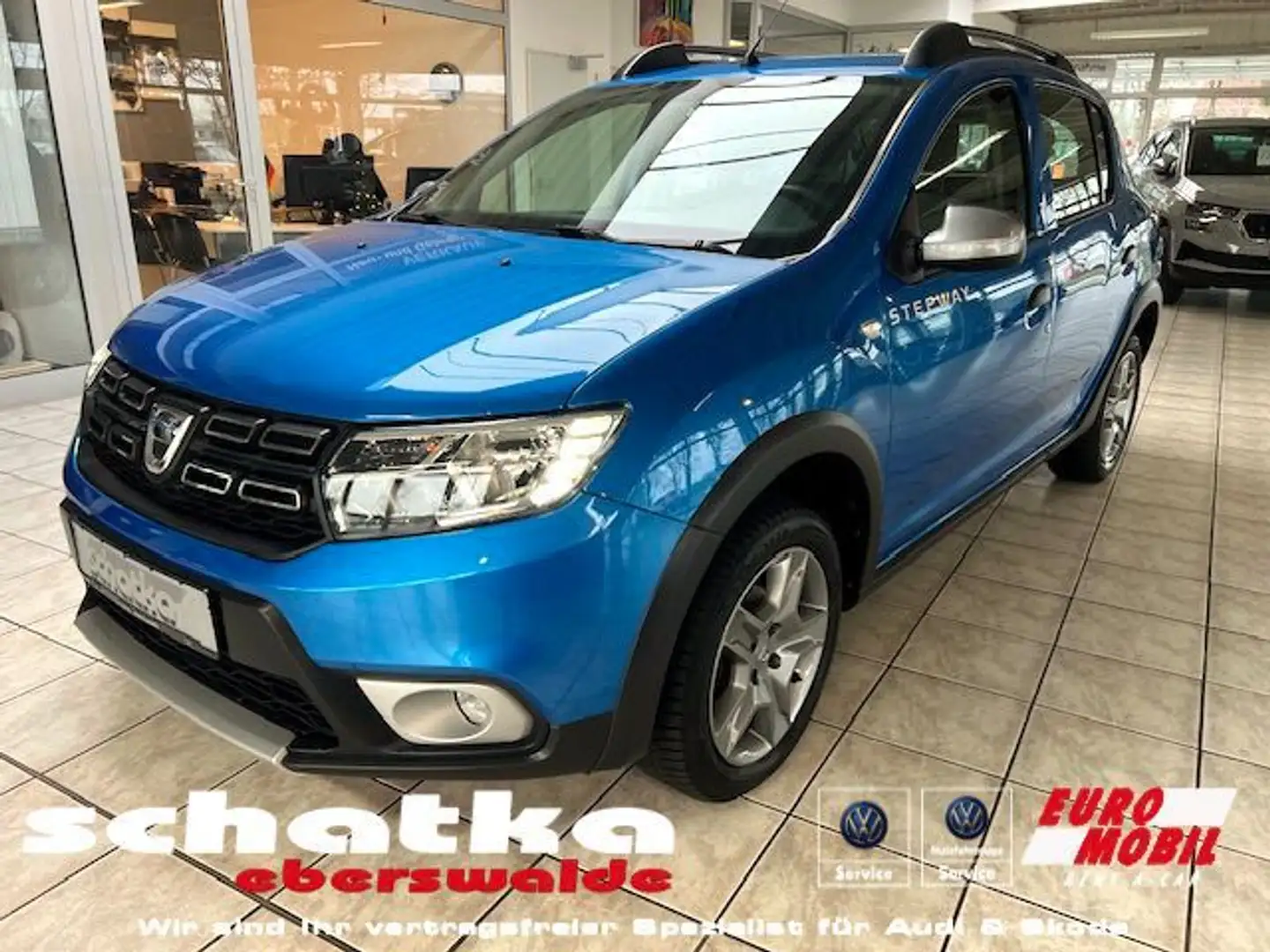 Dacia Sandero II Stepway Prestige,Navi,Tempom.R-Kamera Blau - 1