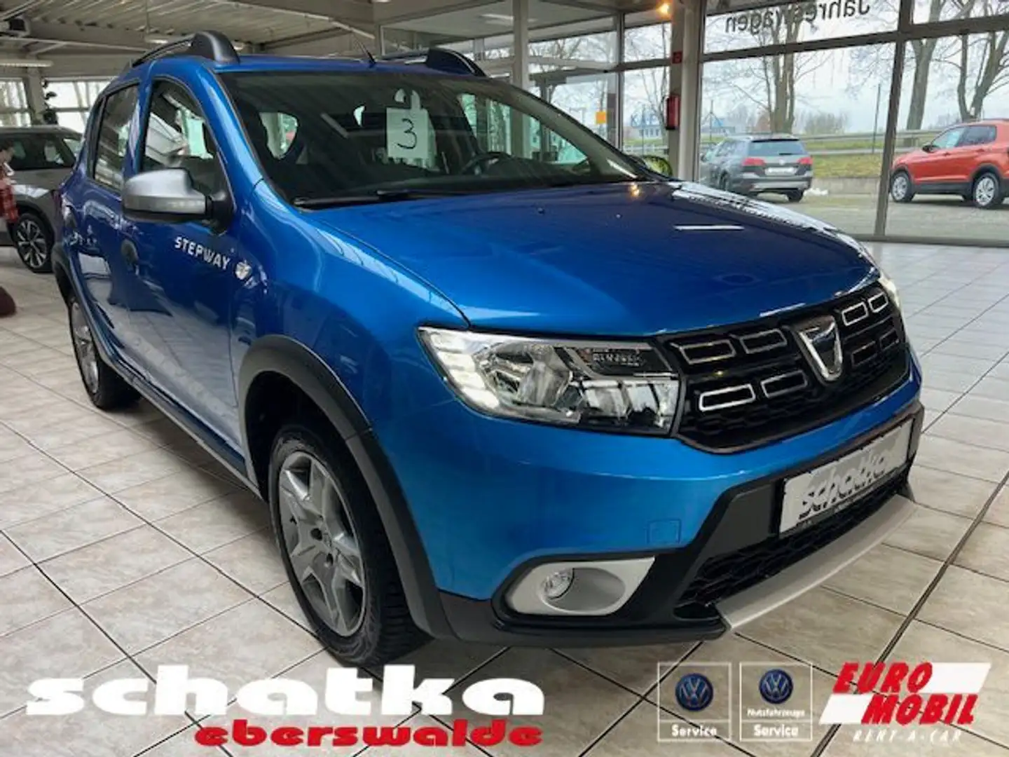Dacia Sandero II Stepway Prestige,Navi,Tempom.R-Kamera Blau - 1