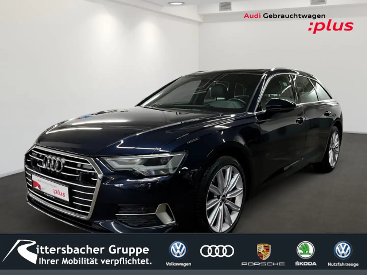 Audi A6 50 TDI quattro sport BusiPaket PANO RFK Blau - 1
