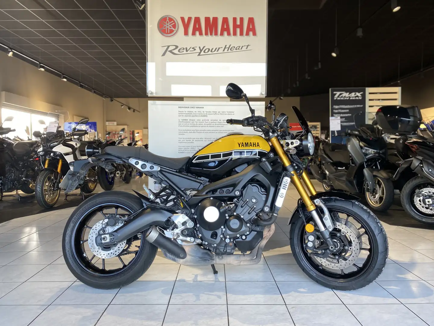 Yamaha XSR 900 Jaune - 1