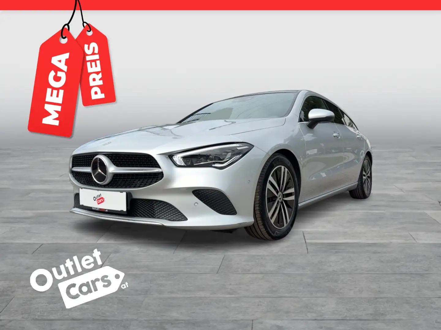Mercedes-Benz CLA 200 d Shooting Brake Aut. Pano+AHK+LED+LEDER Silber - 1