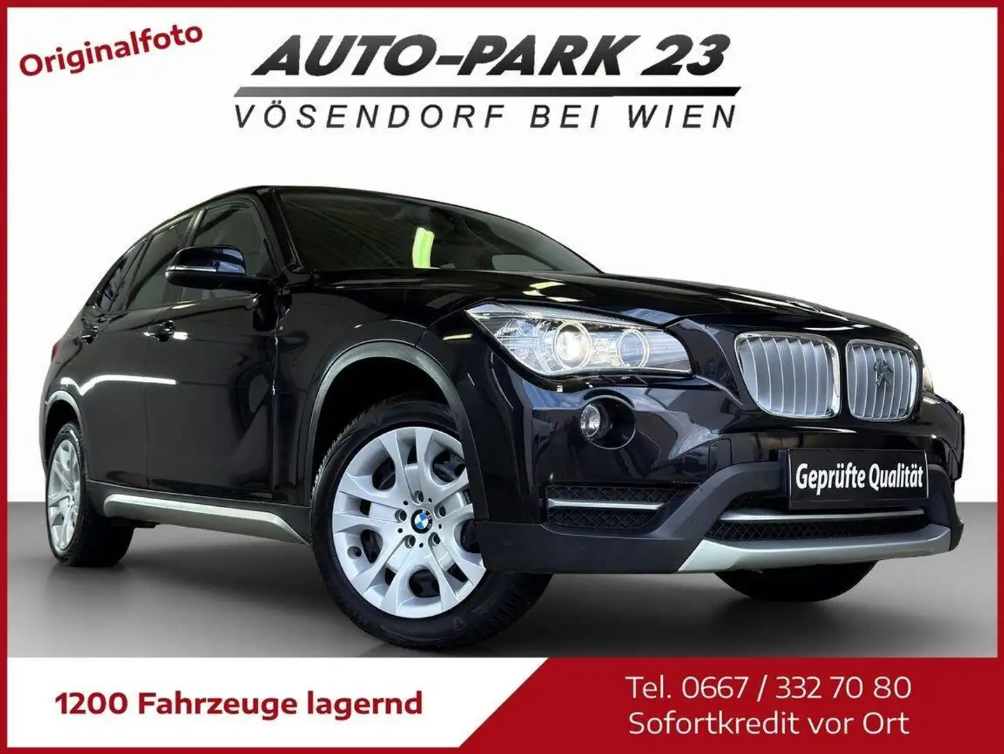 BMW X1 X1 X-DRIVE AUTOMATIC*LEDER*GARANTIE*MOD2014 Schwarz - 1