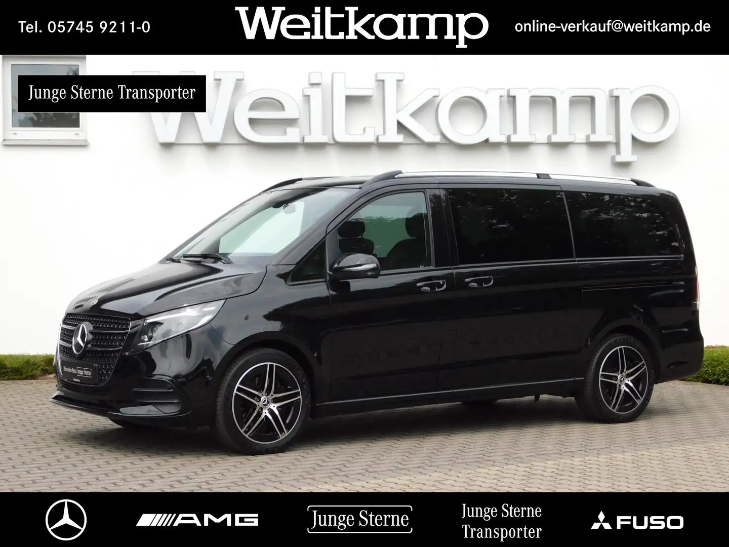 Mercedes-Benz V 300 V 300 d AVANT. Lang AMG+AHK+STHZ+PANO+BURM.+UVM. Schwarz - 1