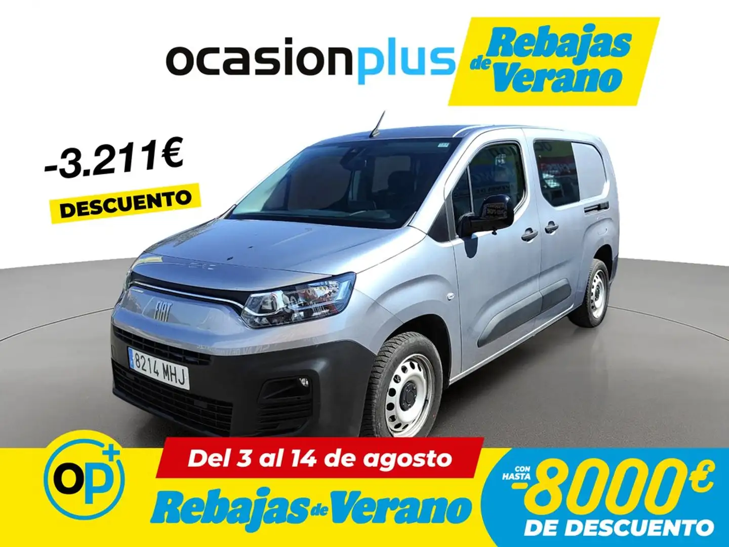 Fiat Dobló Doble Cabina 1.5BlueHDI L2 H1 100 Gris - 1