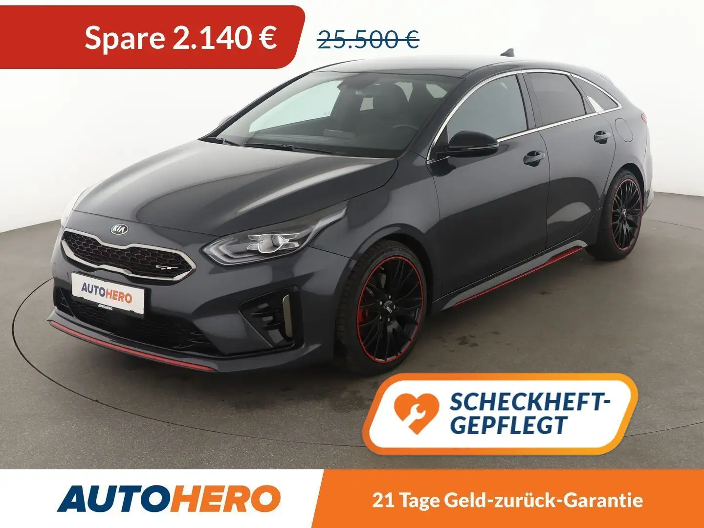 Kia ProCeed / pro_cee'd 1.6 TGDI GT Aut*NAVI*LED*ACC*CAM*PDC*SHZ*KLIMA* Gris - 1