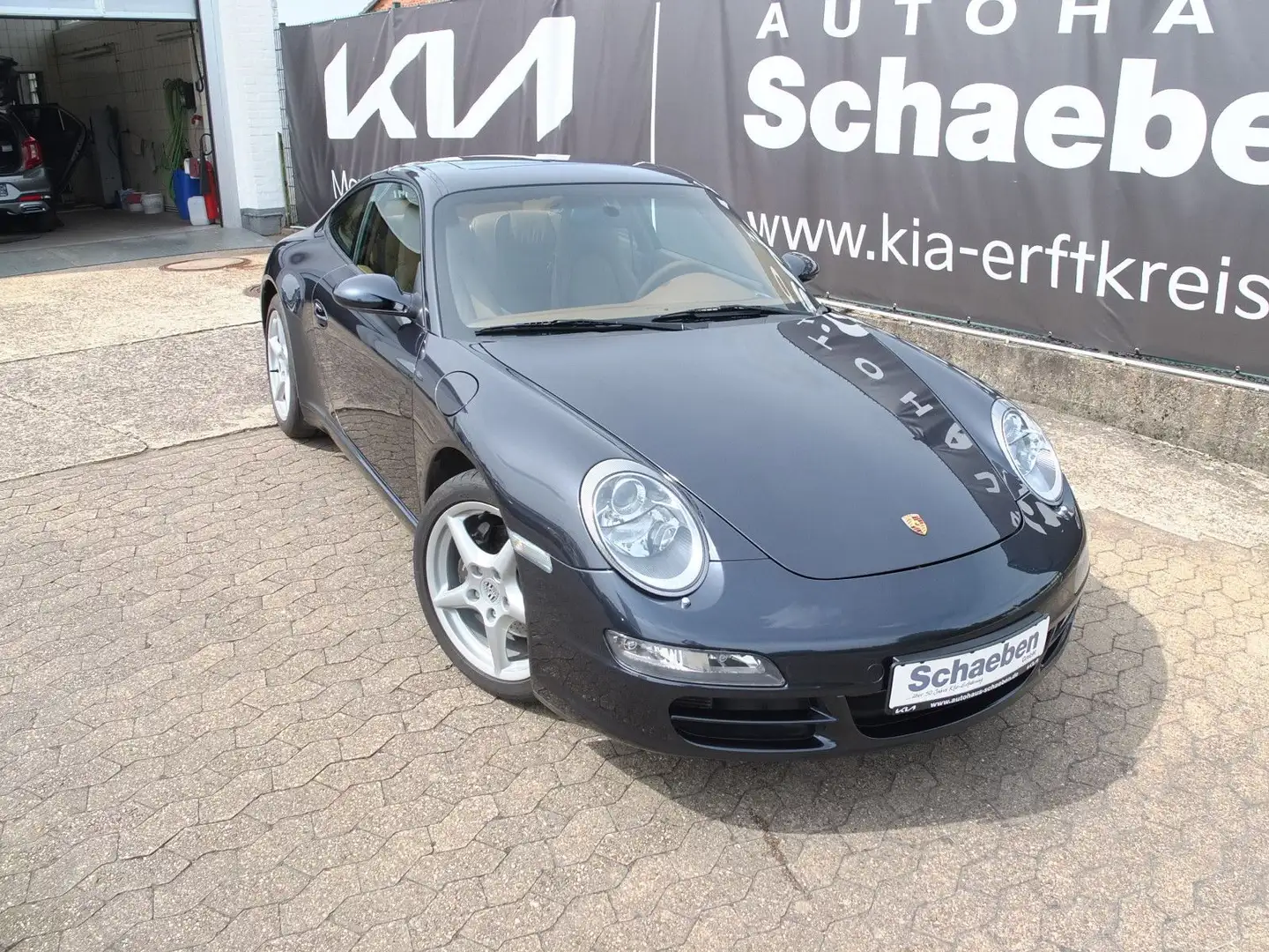 Porsche 911 Carrera 997 atlasgrau/Leder beige orig.58tkm Gris - 2