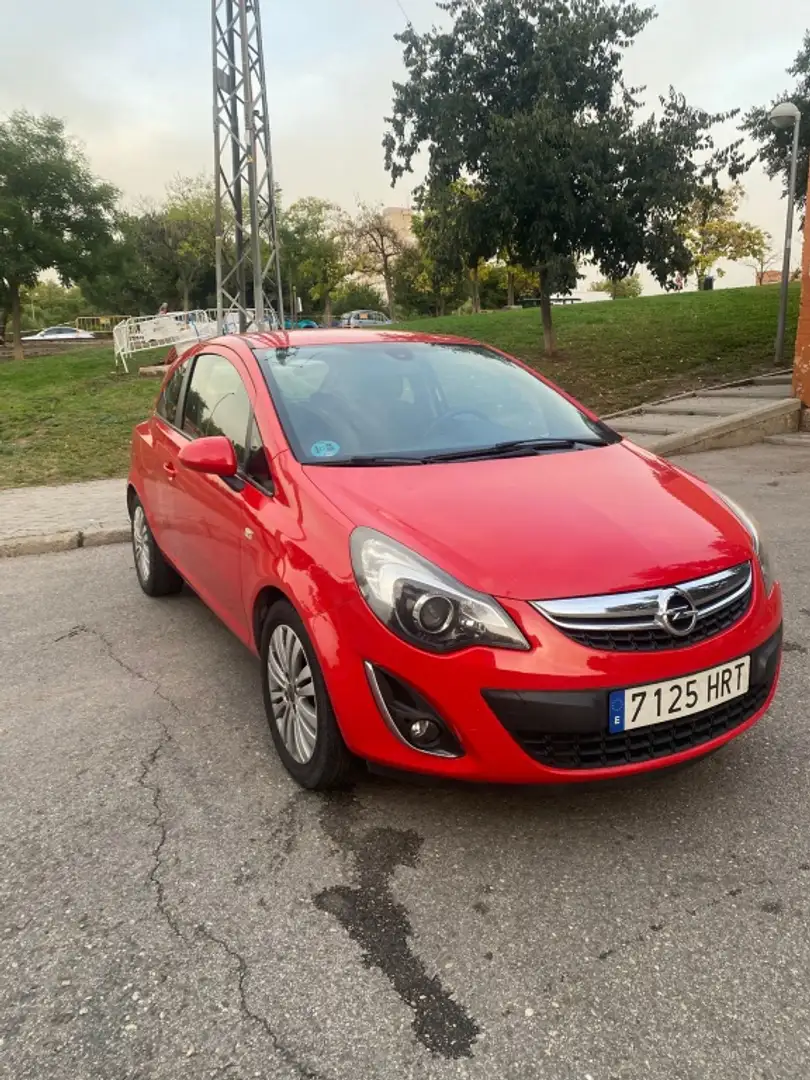 Opel Corsa 1.2 Selective MTA Rojo - 1