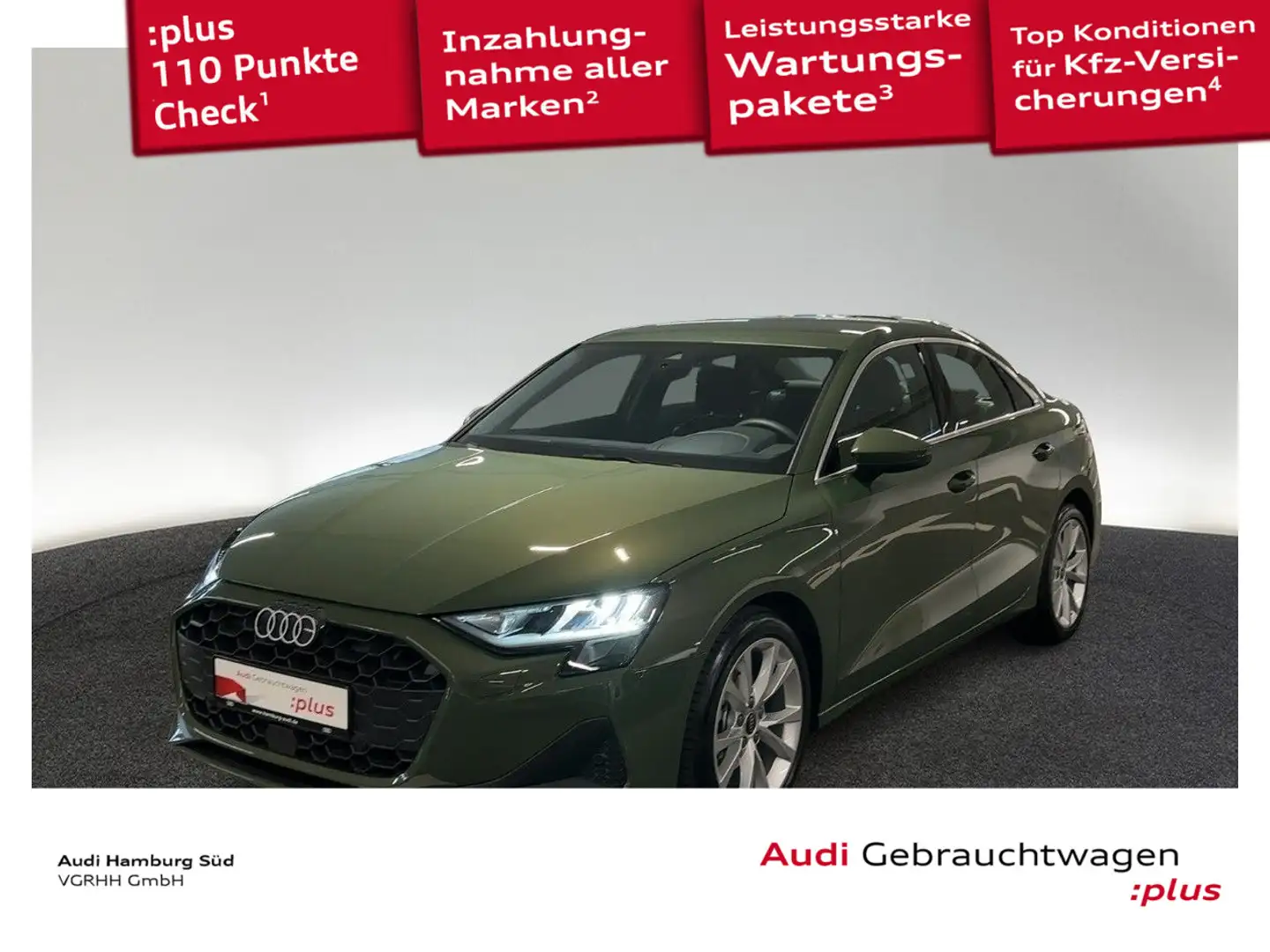 Audi A3 30 TFSI S tronic NAVI/KAMERA/LED Grün - 1