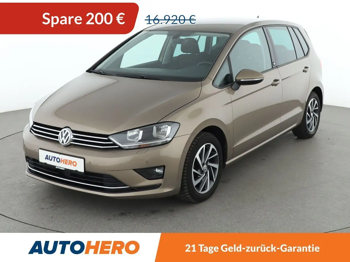 Volkswagen Golf Sportsvan 1.4 TSI Sound BlueMotion Aut.*NAVI*PDC* Gelb - 1