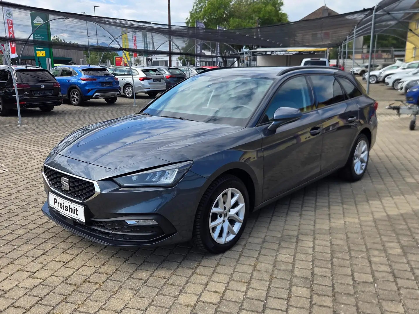 SEAT Leon 2,0 TDI*VIRTUELL/LED/NAV/TEMP/PDC/SITZHEITZUNG* Grau - 1
