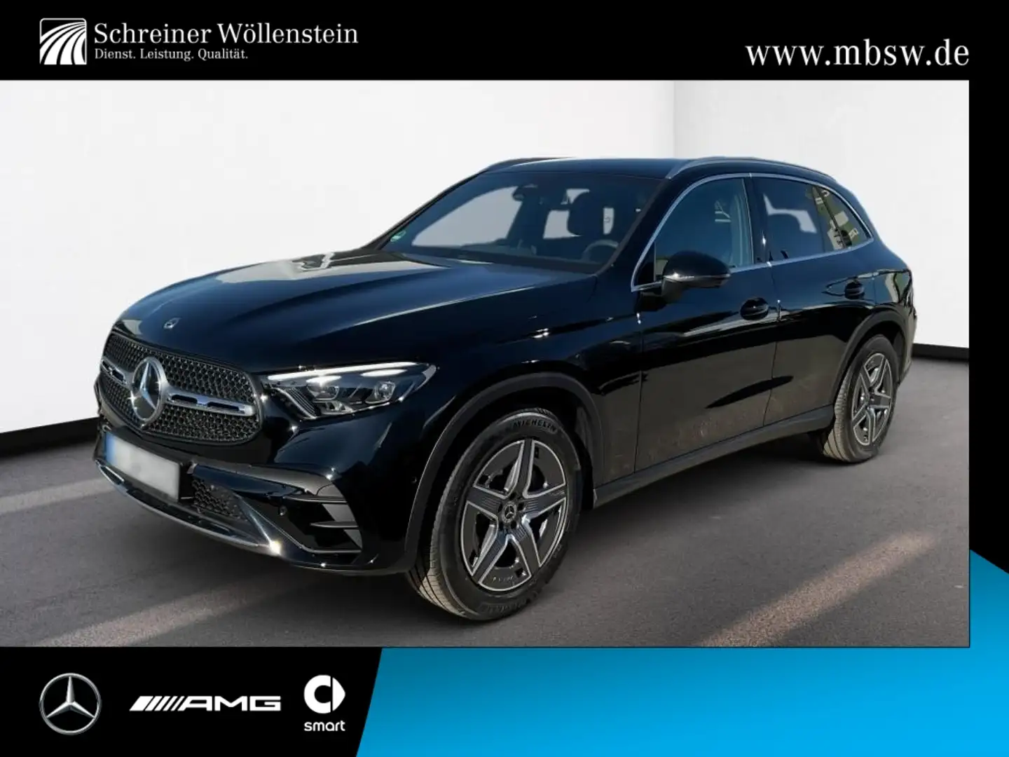 Mercedes-Benz GLC 200 4M AMG*AHK*Dig.-Light*Memory*Distr.*360° Schwarz - 1