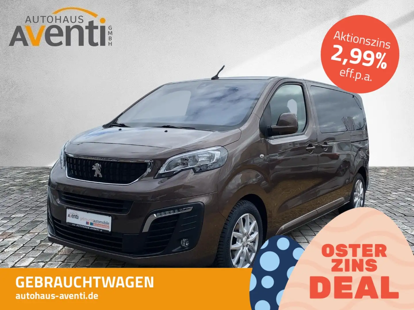Peugeot Traveller Active *Kamera*Navi*8 Sitze*Allwetter* Marrón - 1