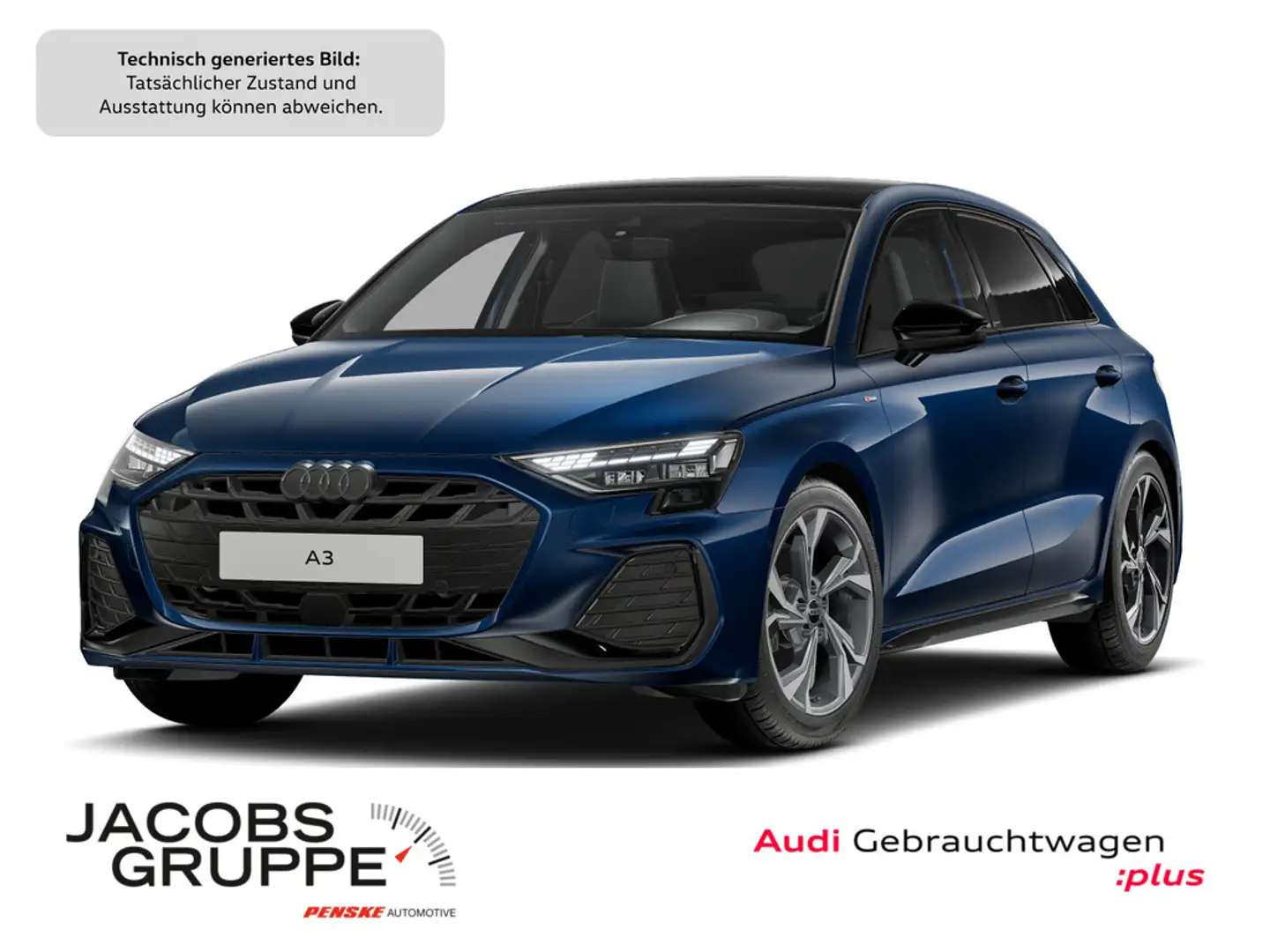 Audi A3 Sportback 35 TFSI S-tronic S line Pano, LE Blau - 1