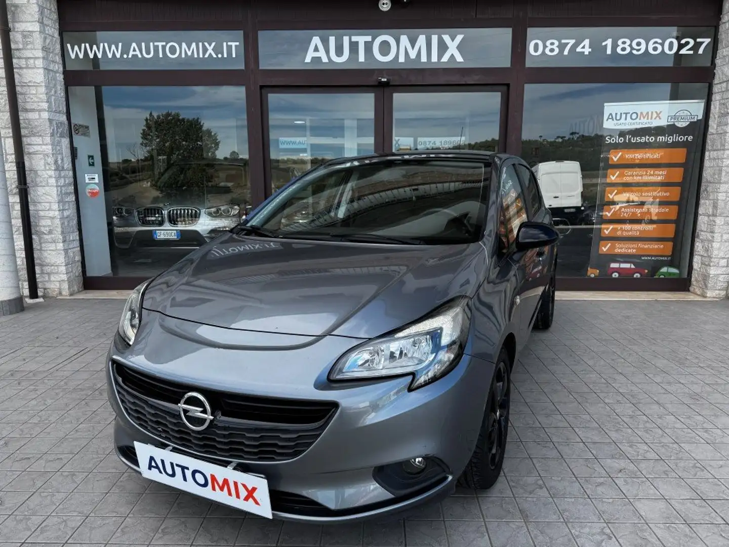 Opel Corsa 5p 1.2 Black Edition Grigio - 1