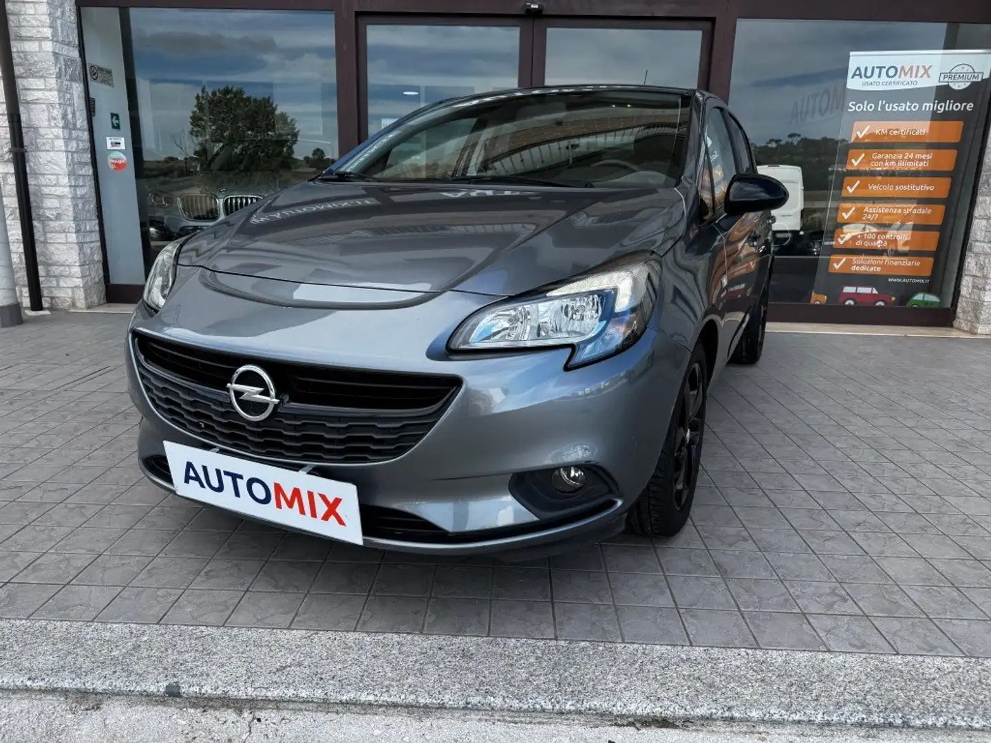 Opel Corsa 5p 1.2 Black Edition Grigio - 2