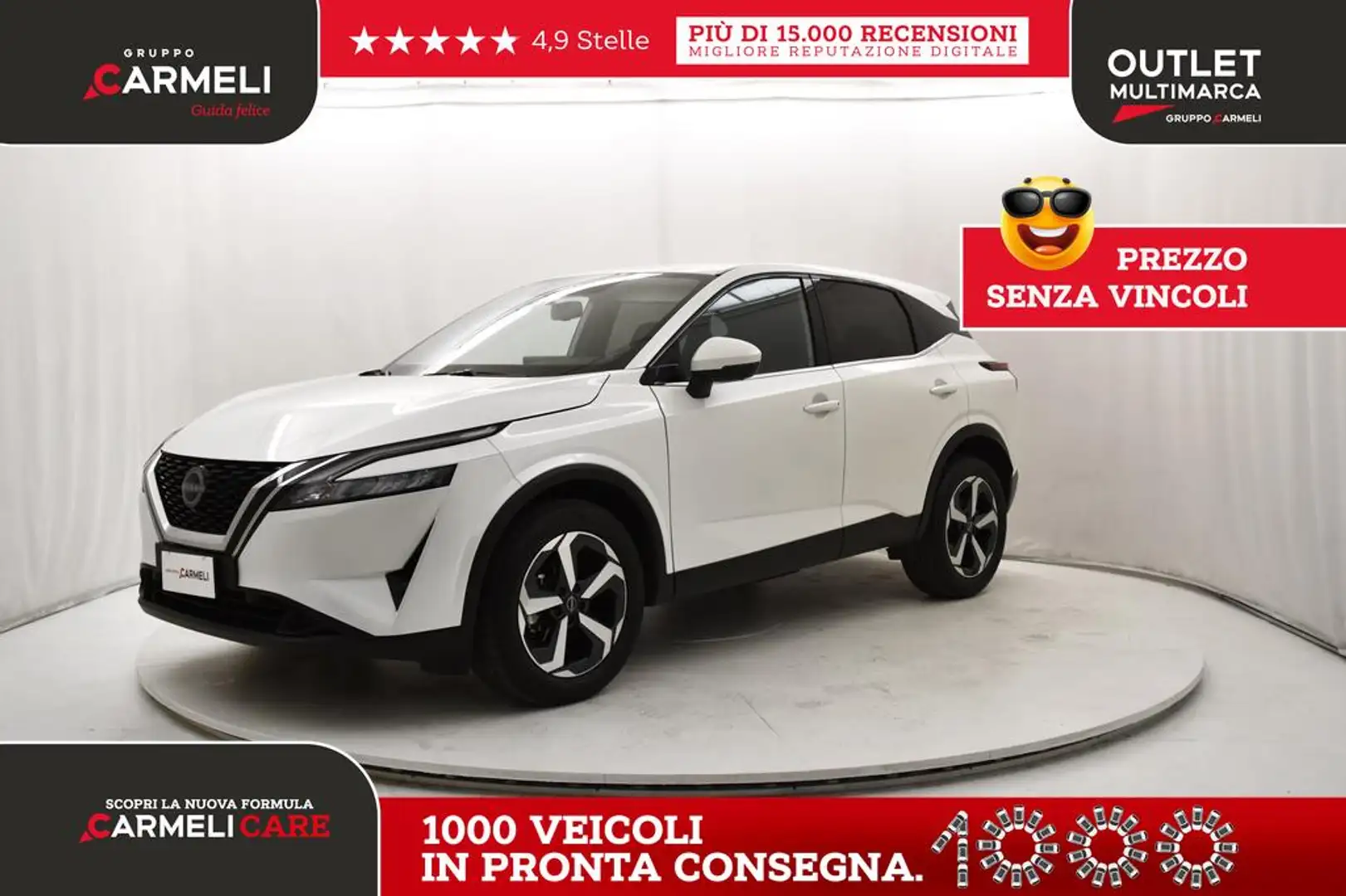 Nissan Qashqai 1.3 mild hybrid N-Connecta 2wd 158cv xtronic Blanc - 1