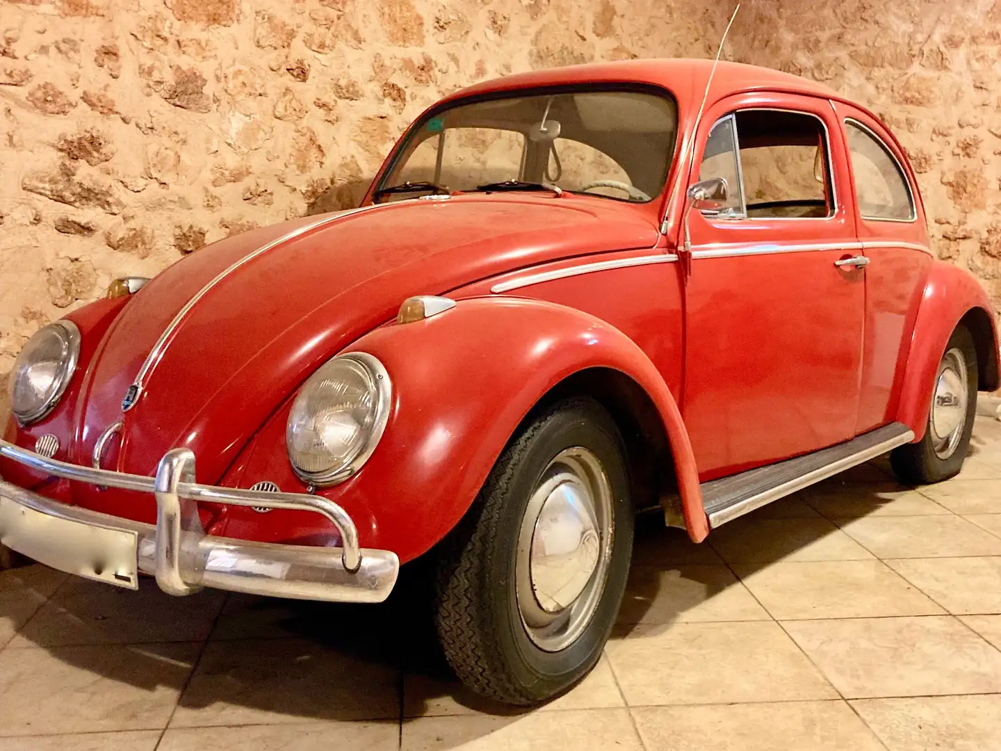 Volkswagen Escarabajo 1200 origen aléman Rouge - 1